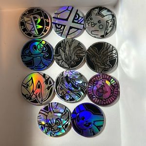 11P Pokémon Trading Card Game Coins